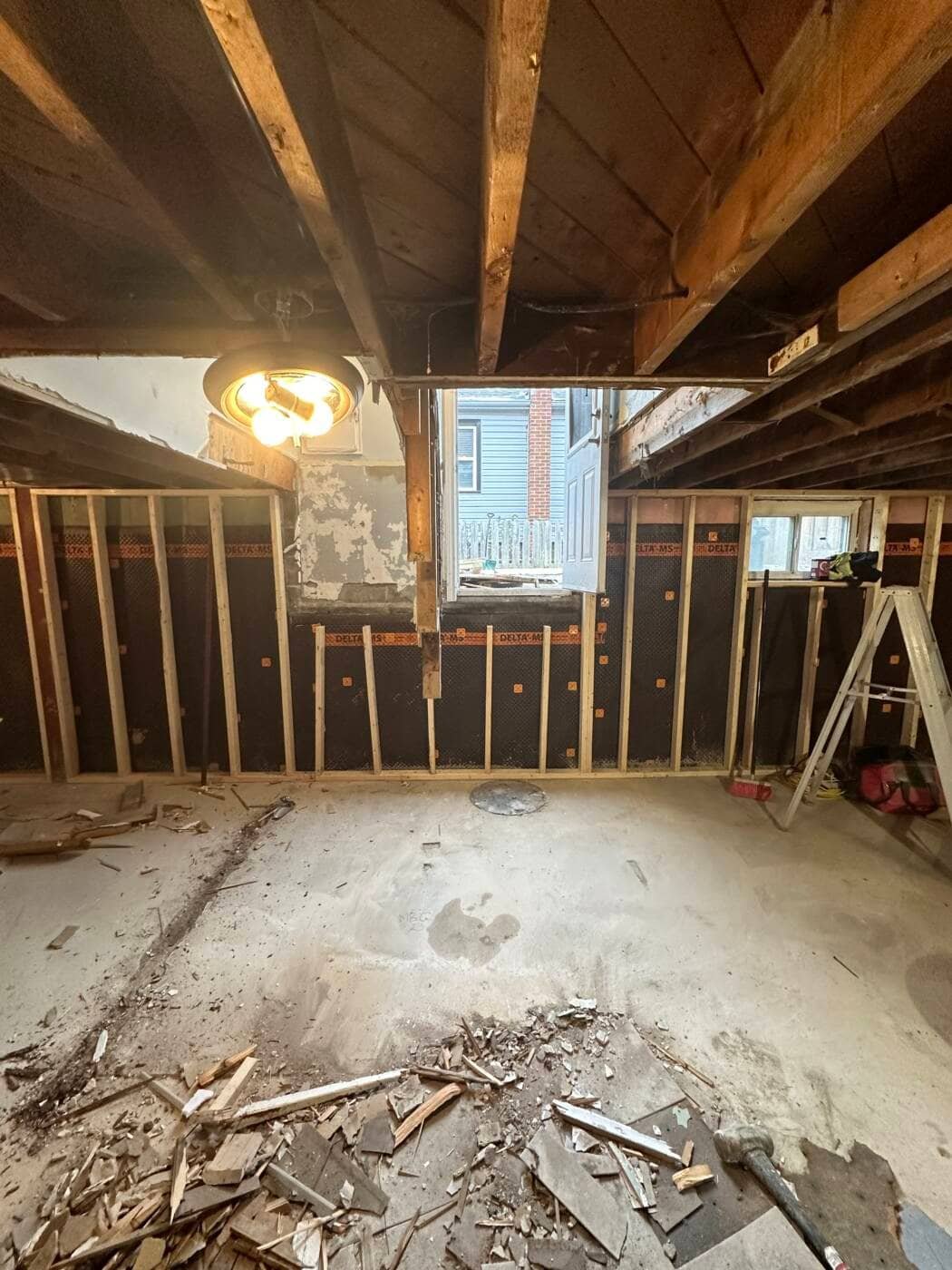 Finished basement renovation in Hamilton by Elite Building & Construction